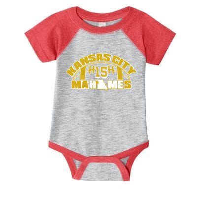 Kansas City Mahomes Football Fan Infant Baby Jersey Bodysuit