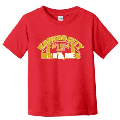 Kansas City Mahomes Football Fan Toddler T-Shirt