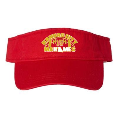 Kansas City Mahomes Football Fan Valucap Bio-Washed Visor