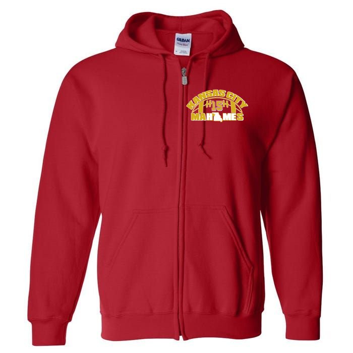 Kansas City Mahomes Football Fan Full Zip Hoodie