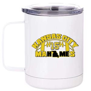 Kansas City Mahomes Football Fan 12 oz Stainless Steel Tumbler Cup