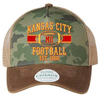 Kansas City MO Football Est 1960 Legacy Tie Dye Trucker Hat