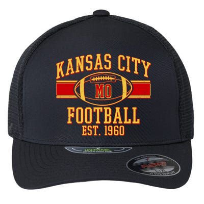 Kansas City MO Football Est 1960 Flexfit Unipanel Trucker Cap