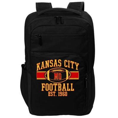 Kansas City MO Football Est 1960 Impact Tech Backpack