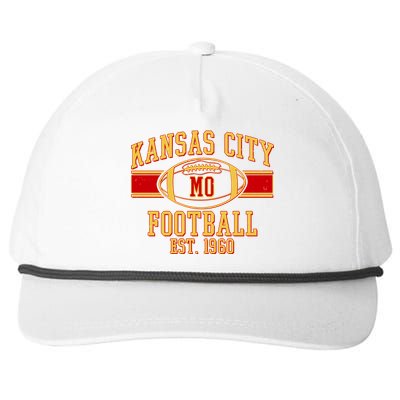 Kansas City MO Football Est 1960 Snapback Five-Panel Rope Hat