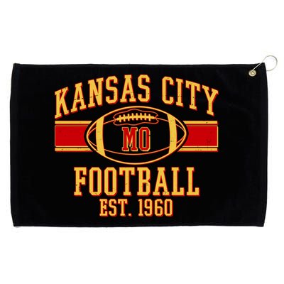 Kansas City MO Football Est 1960 Grommeted Golf Towel