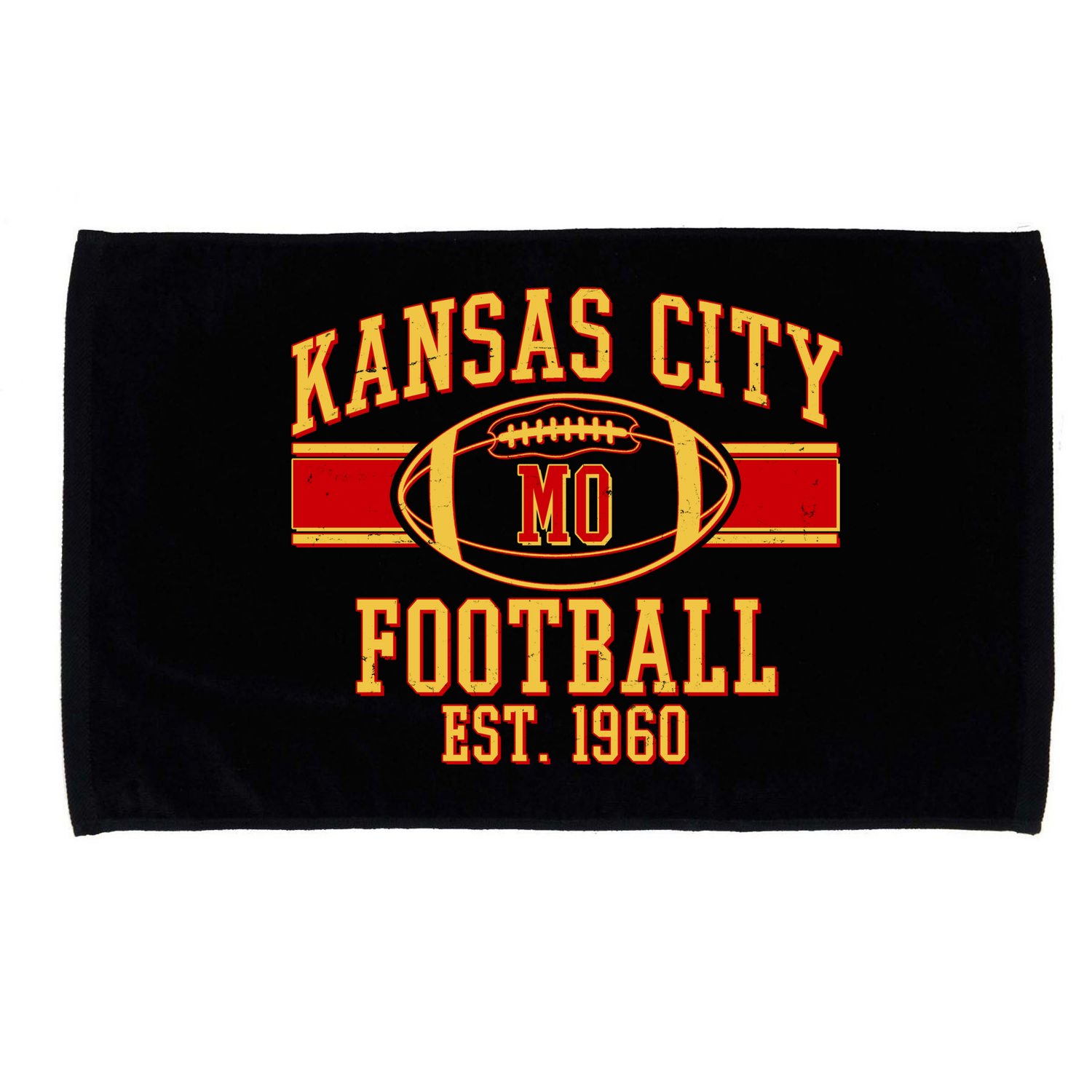 Kansas City MO Football Est 1960 Microfiber Hand Towel