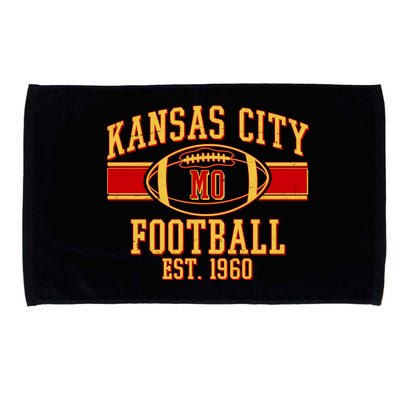 Kansas City MO Football Est 1960 Microfiber Hand Towel