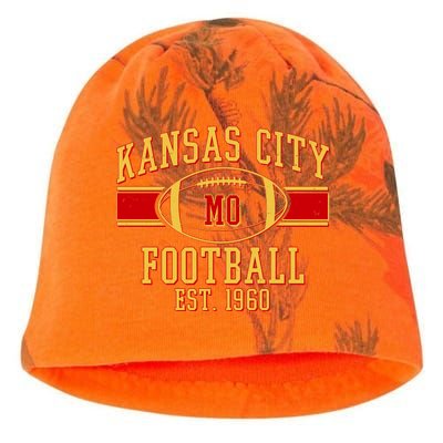 Kansas City MO Football Est 1960 Kati - Camo Knit Beanie