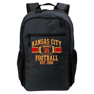 Kansas City MO Football Est 1960 Daily Commute Backpack