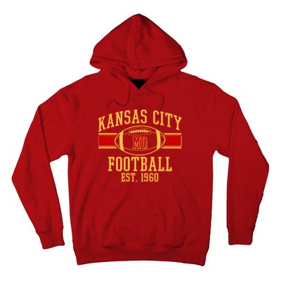 Kansas City MO Football Est 1960 Hoodie