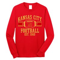 Kansas City MO Football Est 1960 Long Sleeve Shirt