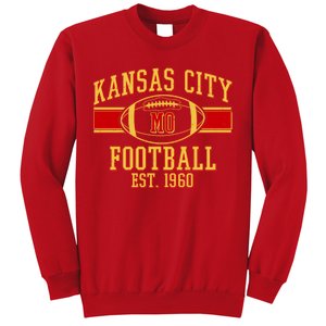 Kansas City MO Football Est 1960 Sweatshirt