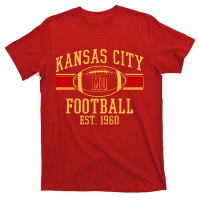 Kansas City MO Football Est 1960 T-Shirt