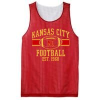 Kansas City MO Football Est 1960 Mesh Reversible Basketball Jersey Tank