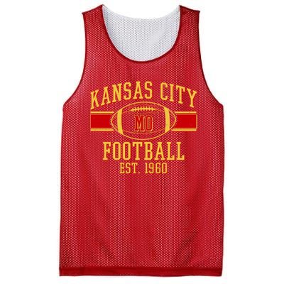 Kansas City MO Football Est 1960 Mesh Reversible Basketball Jersey Tank