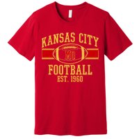 Kansas City MO Football Est 1960 Premium T-Shirt