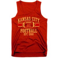 Kansas City MO Football Est 1960 Tank Top