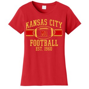 Kansas City MO Football Est 1960 Women's T-Shirt