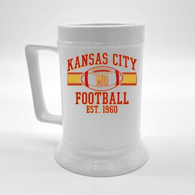 Kansas City MO Football Est 1960 Beer Stein