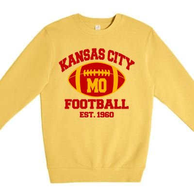 Kansas City MO KC Fooball Mahomes Fan Premium Crewneck Sweatshirt