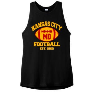 Kansas City MO KC Fooball Mahomes Fan Ladies PosiCharge Tri-Blend Wicking Tank