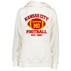 Kansas City MO KC Fooball Mahomes Fan Womens Funnel Neck Pullover Hood