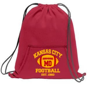 Kansas City MO KC Fooball Mahomes Fan Sweatshirt Cinch Pack Bag