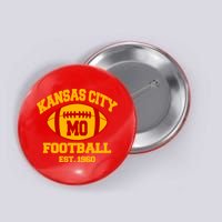 Kansas City MO KC Fooball Mahomes Fan Button