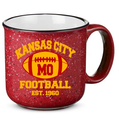 Kansas City MO KC Fooball Mahomes Fan 15oz Campfire Ceramic Mug