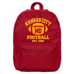 Kansas City MO KC Fooball Mahomes Fan 16 in Basic Backpack