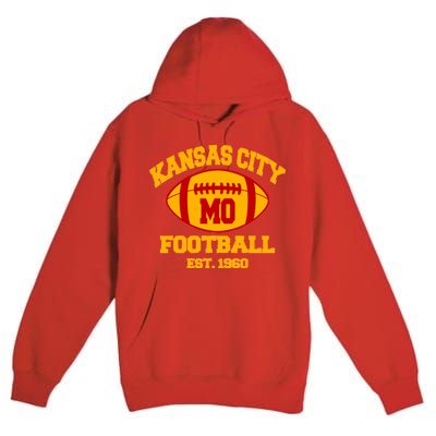 Kansas City MO KC Fooball Mahomes Fan Premium Pullover Hoodie