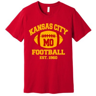 Kansas City MO KC Fooball Mahomes Fan Premium T-Shirt