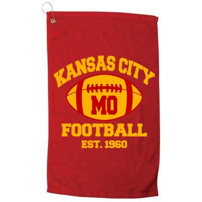 Kansas City MO KC Fooball Mahomes Fan Platinum Collection Golf Towel