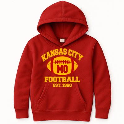 Kansas City MO KC Fooball Mahomes Fan Kids Hoodie