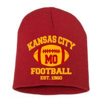 Kansas City MO KC Fooball Mahomes Fan Short Acrylic Beanie