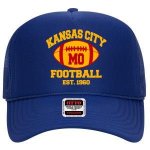 Kansas City MO KC Fooball Mahomes Fan High Crown Mesh Back Trucker Hat