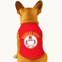 Kansas City MO KC Football EST 1959 Emblem Doggie Tank