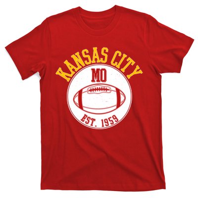 Kansas City MO KC Football EST 1959 Emblem T-Shirt