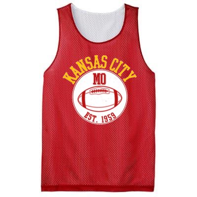 Kansas City MO KC Football EST 1959 Emblem Mesh Reversible Basketball Jersey Tank