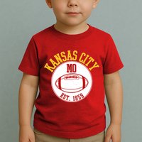 Kansas City MO KC Football EST 1959 Emblem Toddler T-Shirt