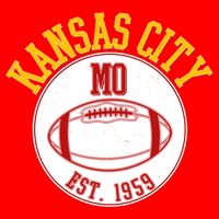 Kansas City MO KC Football EST 1959 Emblem Toddler T-Shirt