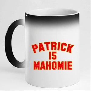 Kansas City Patrick is Mahomie 15 11oz Black Color Changing Mug