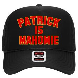 Kansas City Patrick is Mahomie 15 High Crown Mesh Back Trucker Hat