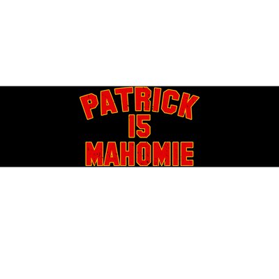 Kansas City Patrick is Mahomie 15 Bumper Sticker