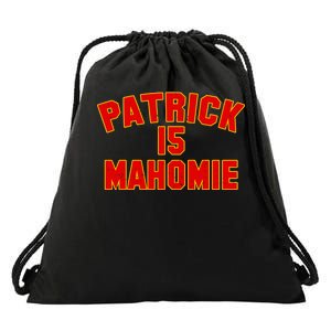 Kansas City Patrick is Mahomie 15 Drawstring Bag