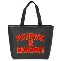 Kansas City Patrick is Mahomie 15 Zip Tote Bag