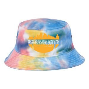 Kansas City Skyline Football Tie Dye Newport Bucket Hat