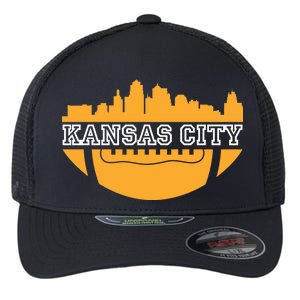 Kansas City Skyline Football Flexfit Unipanel Trucker Cap