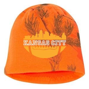 Kansas City Skyline Football Kati - Camo Knit Beanie